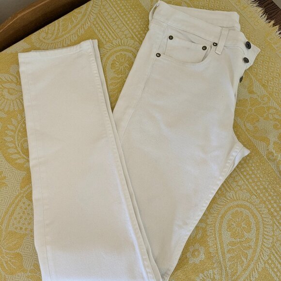 Rag and Bone Fit 2 Slim Jeans - Sz 29 - White - Picture 1 of 5